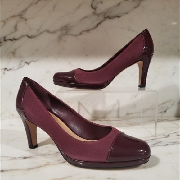 Cole Haan Shoes - Cole Haan Patent Leather & Suede Pumps